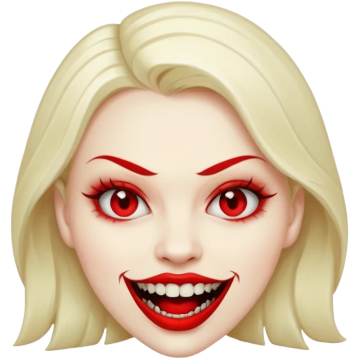 Vampir, Girl, Teeth, Famgs emoji