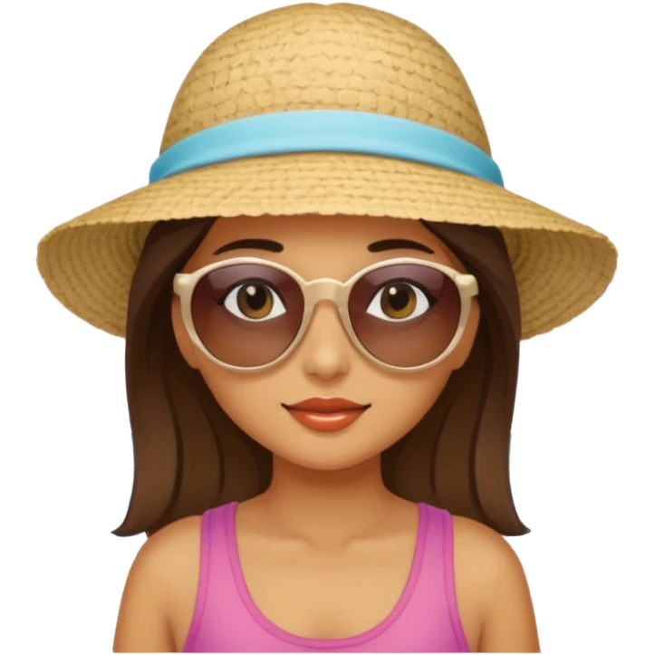 girl at the beach emoji