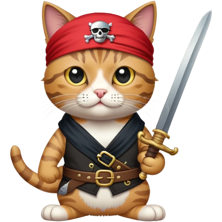 Pirate cat emoji
