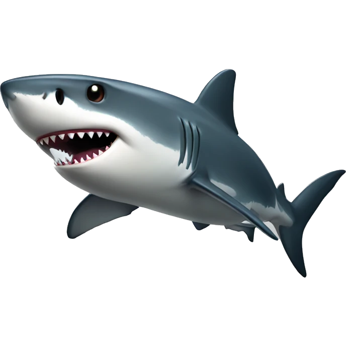 shark black emoji
