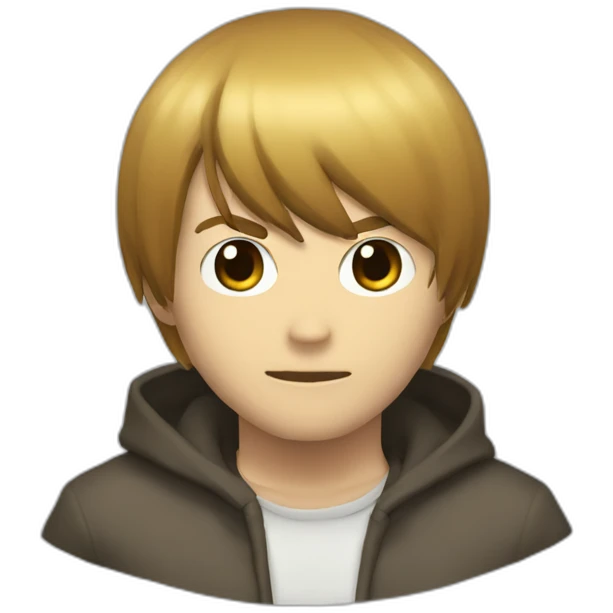 Light yagami énervé emoji