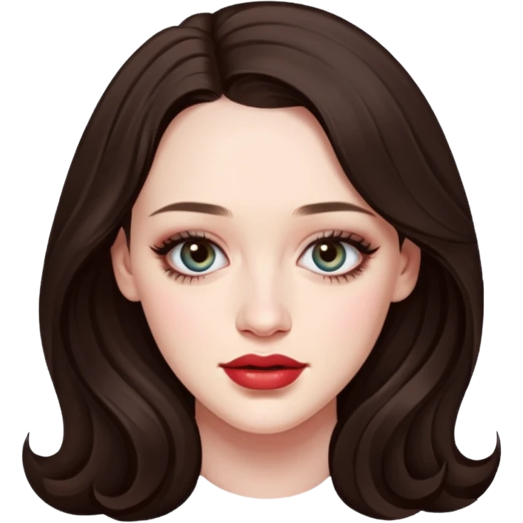 Kat Dennings real features  emoji