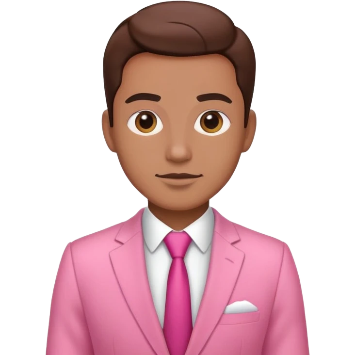 business owner in pink suit emoji