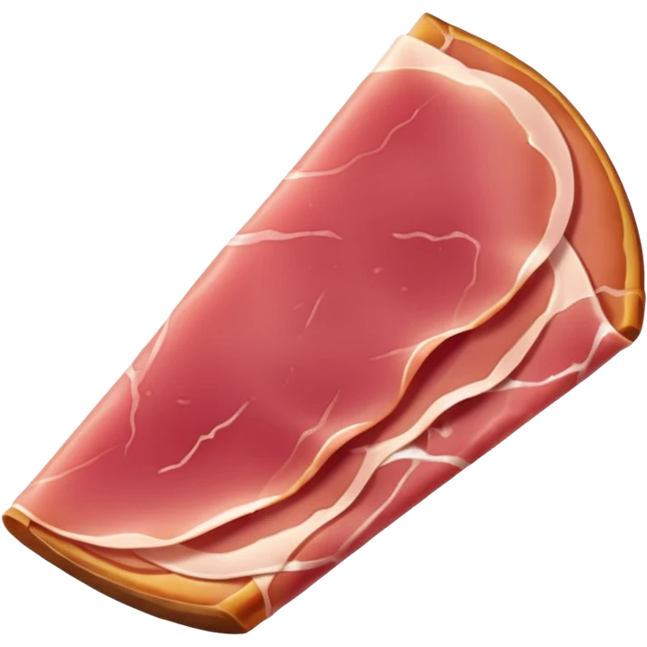 Prosciutto slice emoji