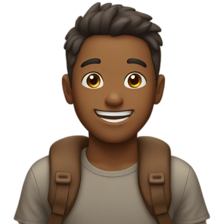 happy boy with bear ears emoji