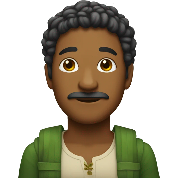 Melanazana con zucchina emoji