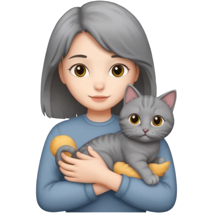 person with cat  emoji