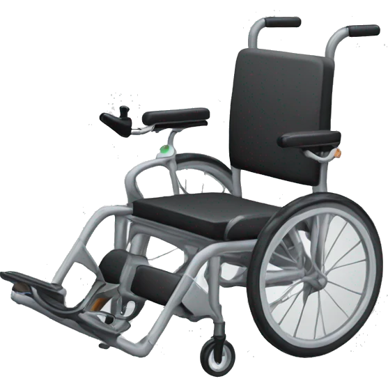 fauteuil roulant sur trotinette emoji
