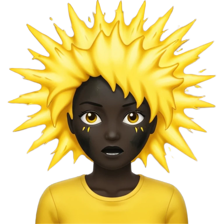 exploiding head yellow woman emoji