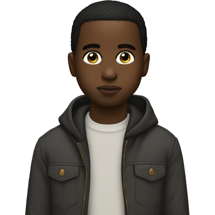 Black boy kanye west emoji
