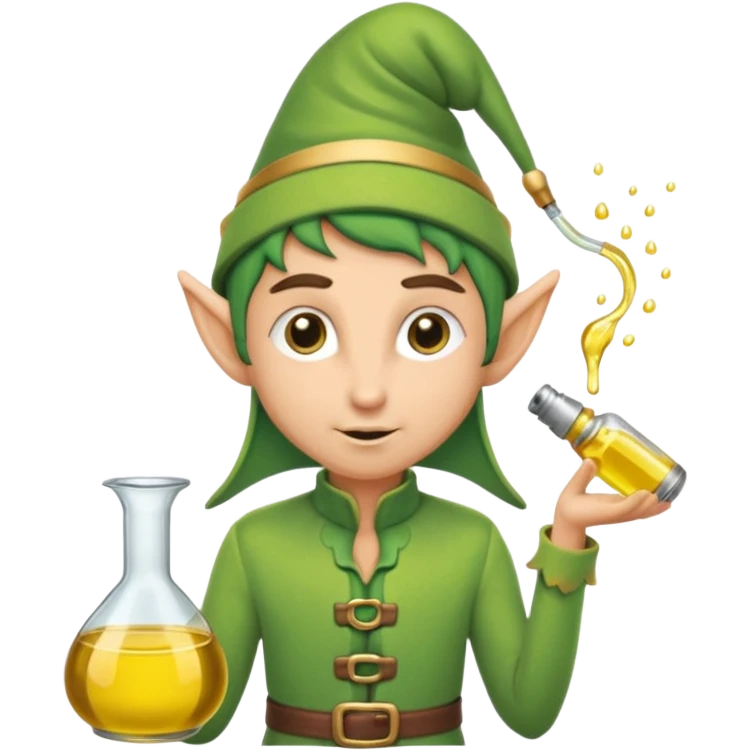 Elf’s pumping oil  emoji