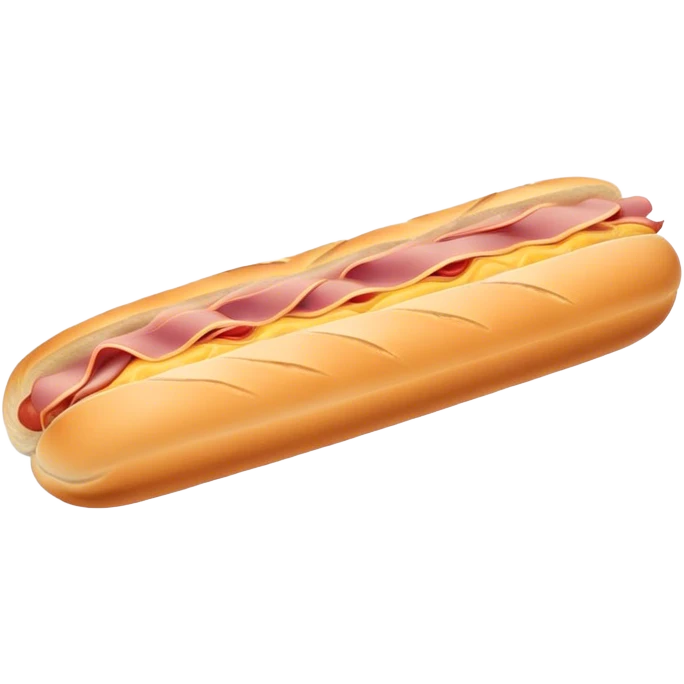 ham cheese bague emoji