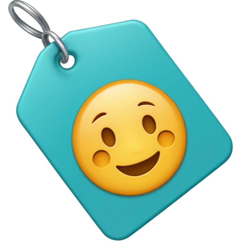 price tag emoji with turquoise color and text €9.99 emoji