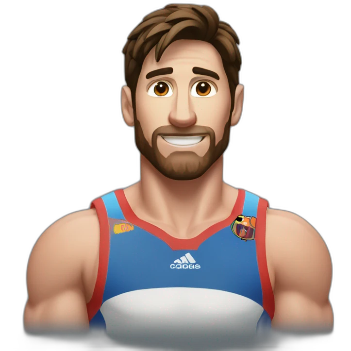 musculer messi emoji