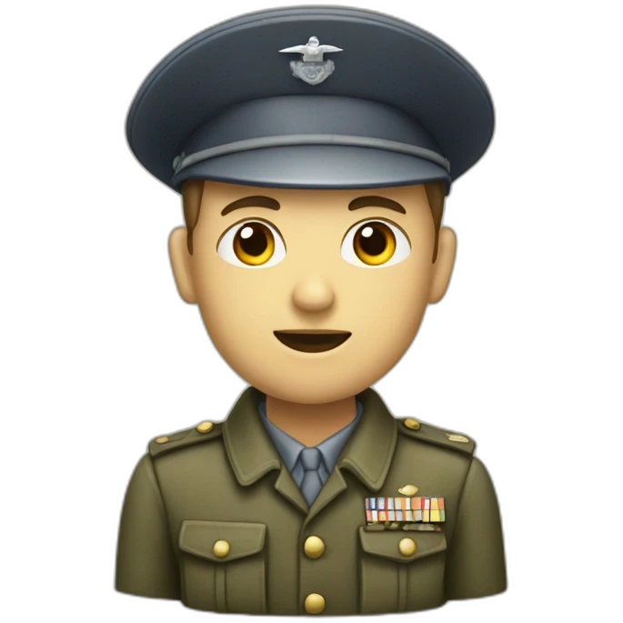A soldier of the Second World War emoji