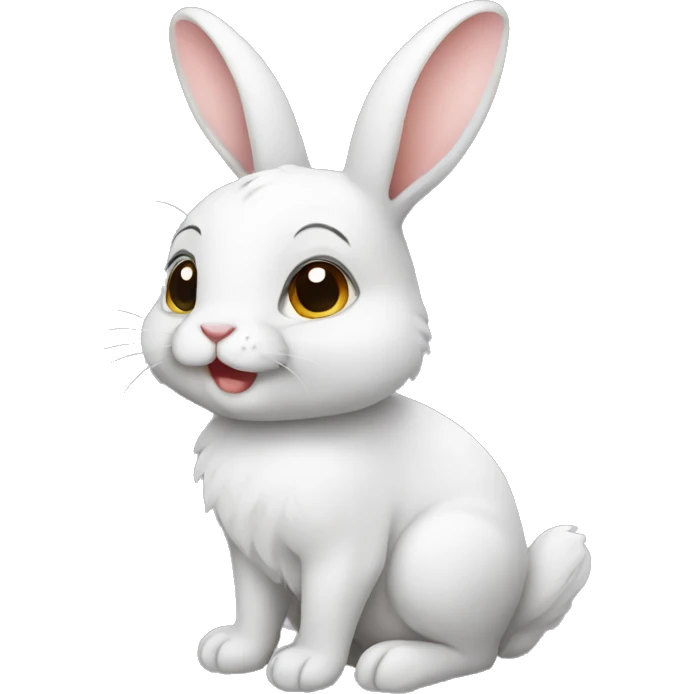 cute little rabbit emoji
