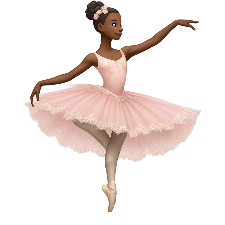  rococo light pink ballet  emoji