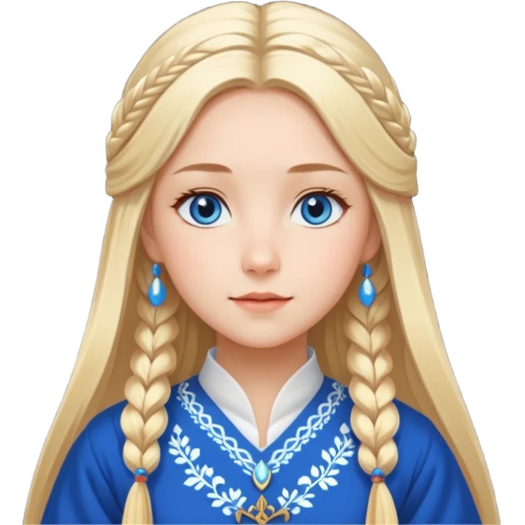 Norwegian beautiful anime lady emoji