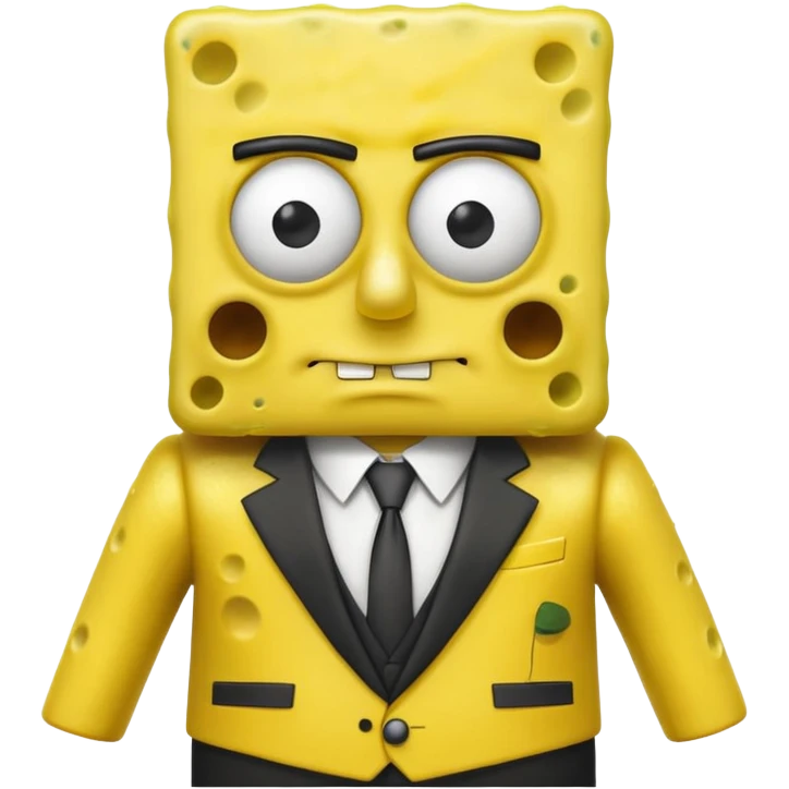 Gangster SpongeBob emoji