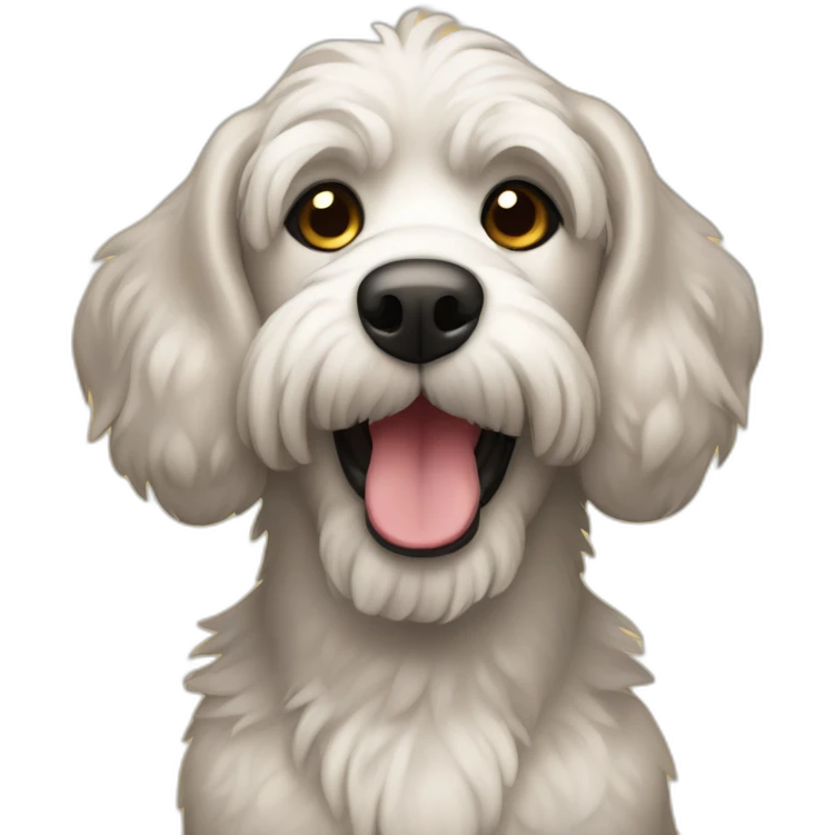 perro caniche emoji