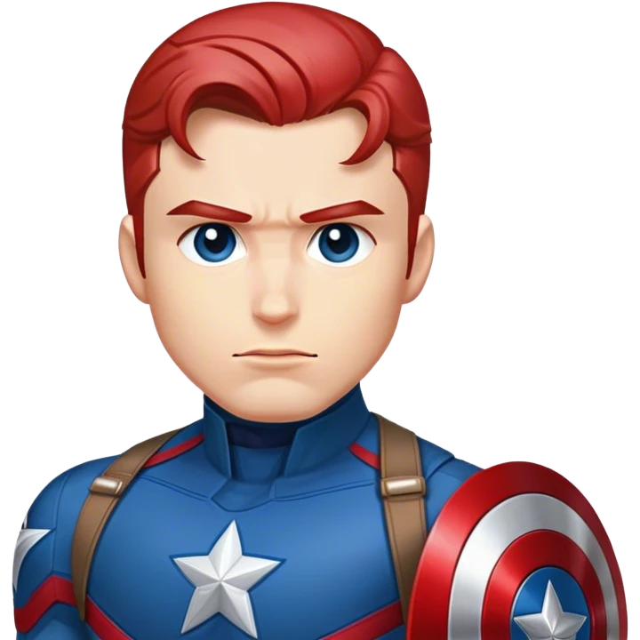 Marvel captain America realistic  emoji