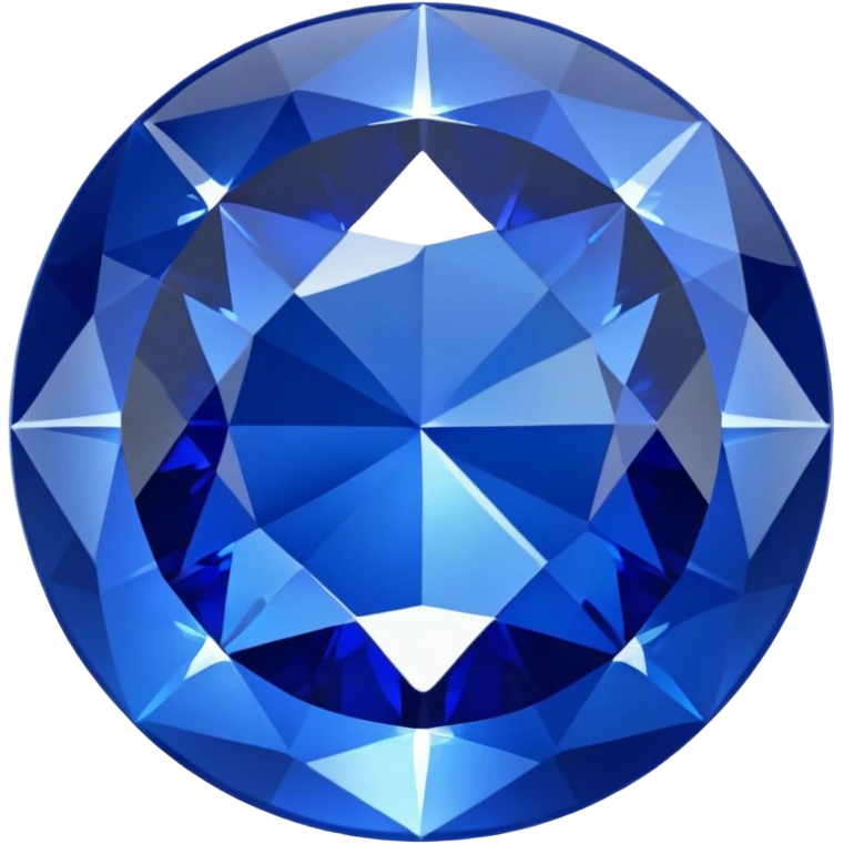 round sapphire emoji