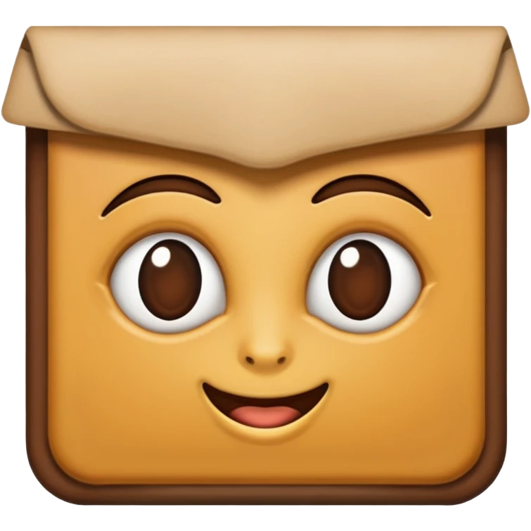 uma madeira com cara de emoji