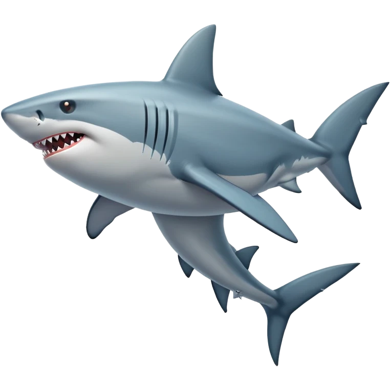Shark jumping emoji