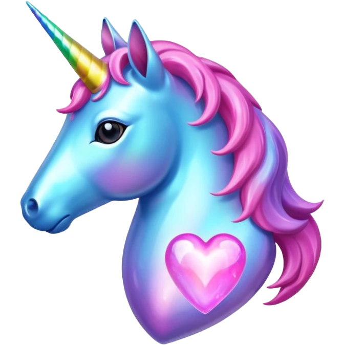 unicorn heart  emoji