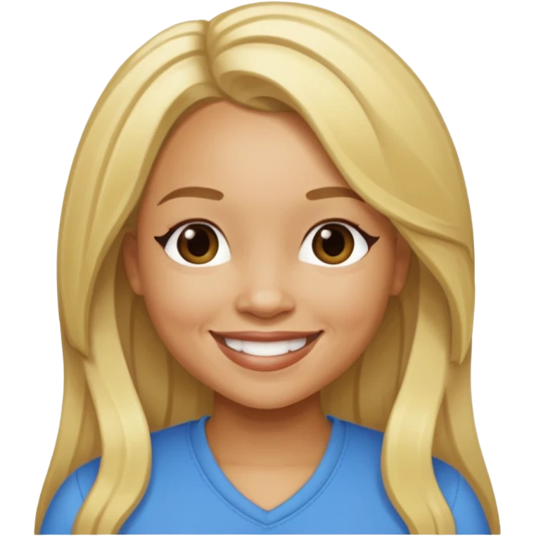 Tameka "Tiny" Cottle with blonde long hair emoji