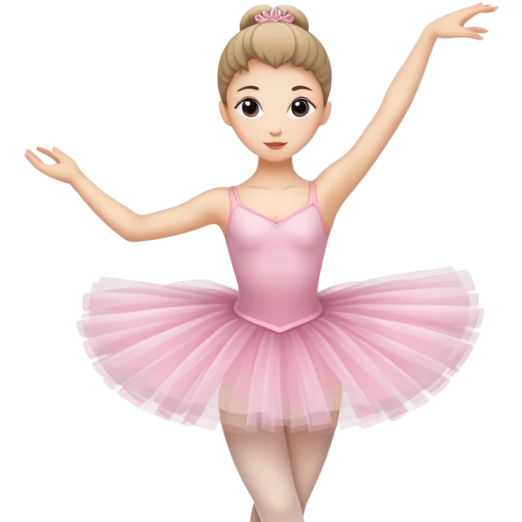 ballerina dancer in ballet pose emoji