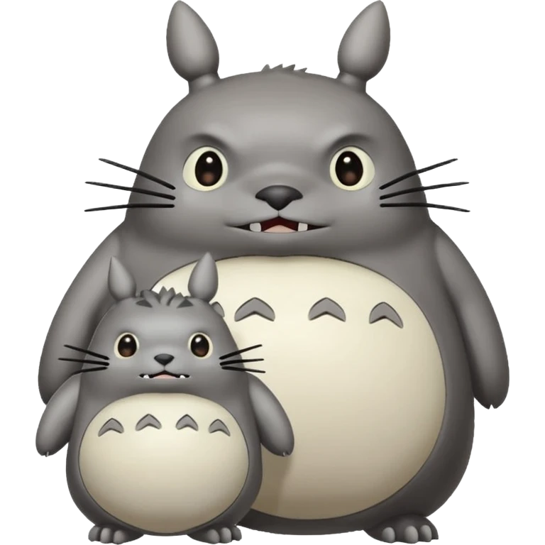 3 totoros emoji