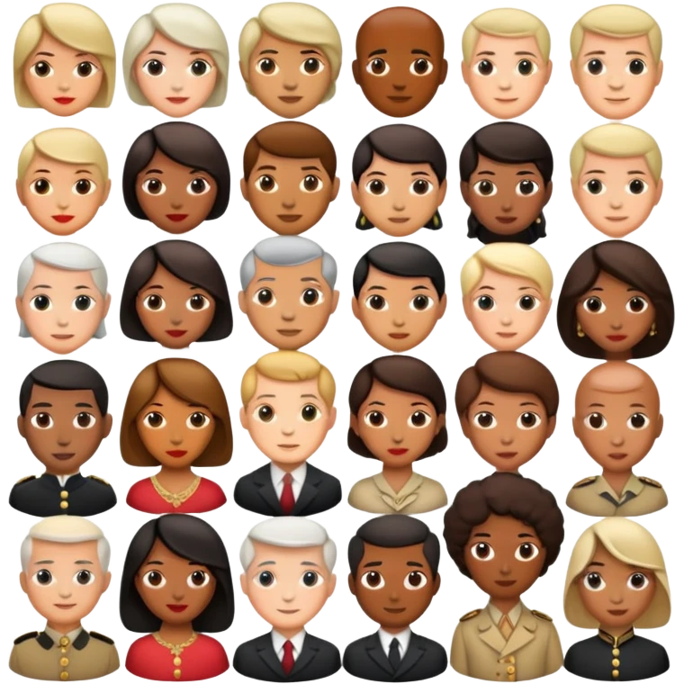 historical personalities emoji