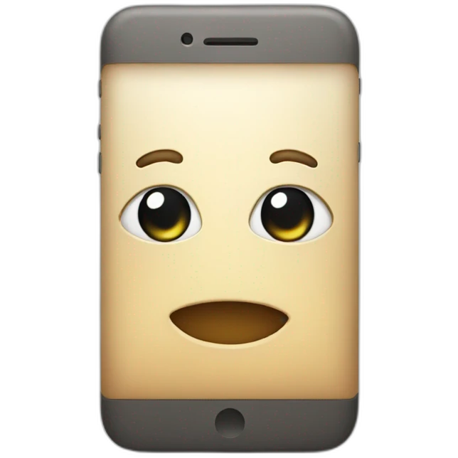iphone with an app inside emoji
