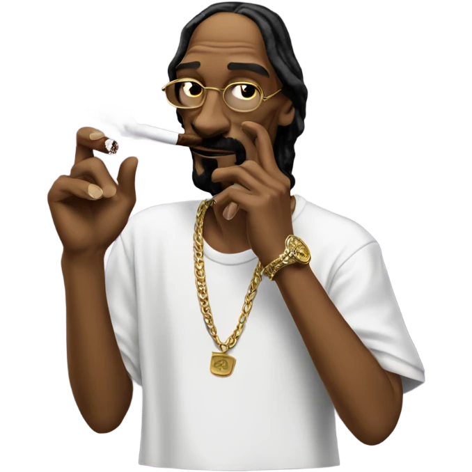Snoop dogg smoking cigar emoji