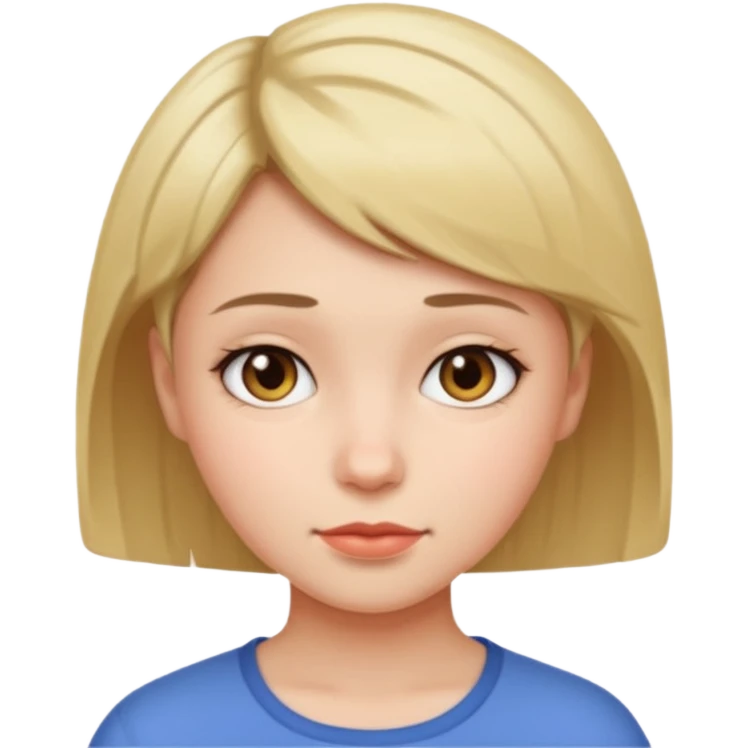 cut long hair short  girl emoji