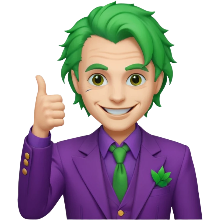 Joker 👍🏻 gösteriyor  emoji