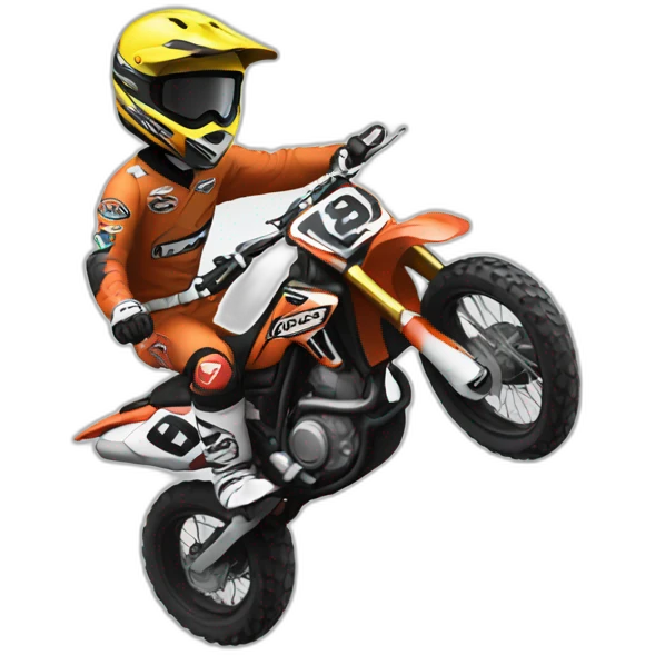 Motocross emoji