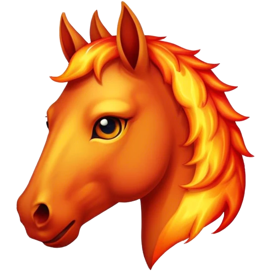 🐴🔥 (only head) emoji