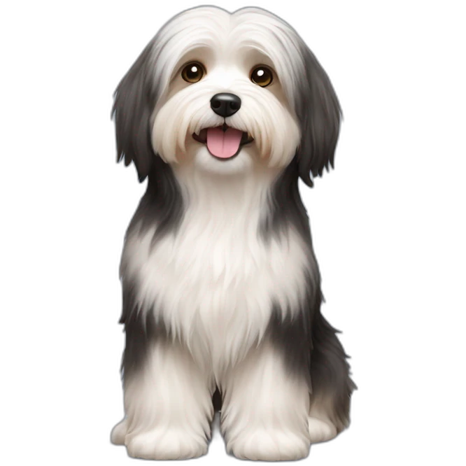 Dog havanese full height emoji