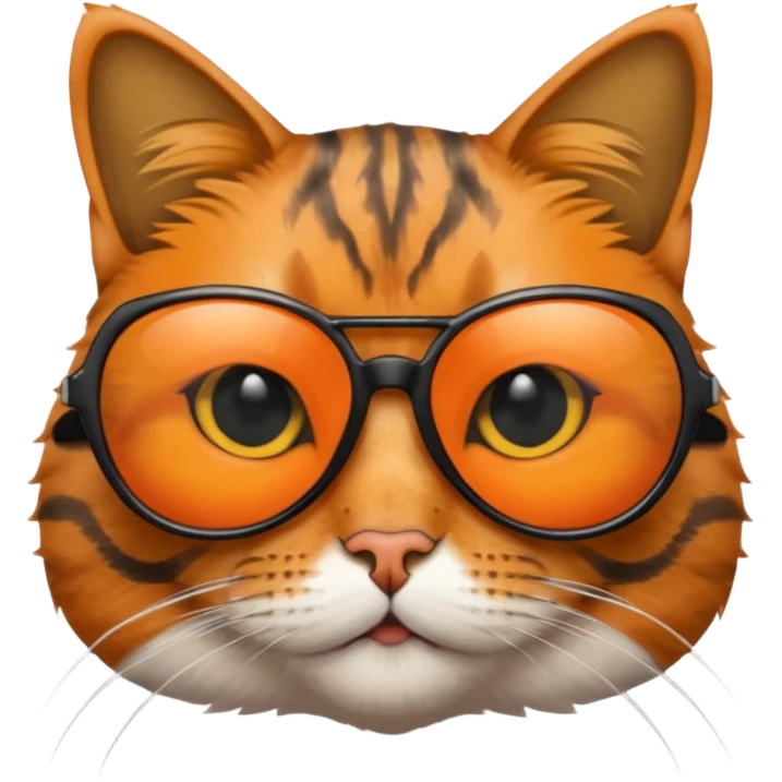 Cat wearing sunglasses emoji