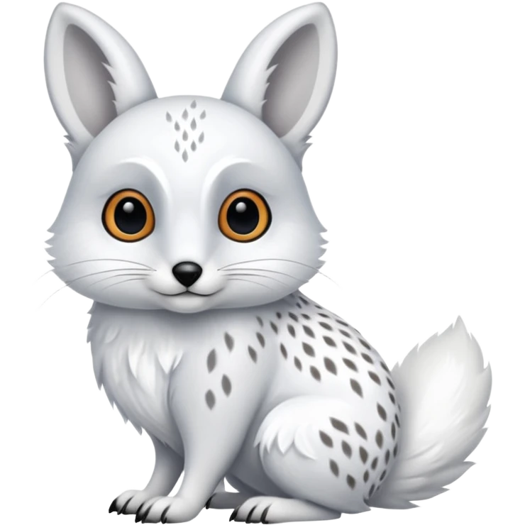 Ermine-Snowshoe-Hare-Arctic-Fox-Snowy-Owl-fusion-hybrid emoji
