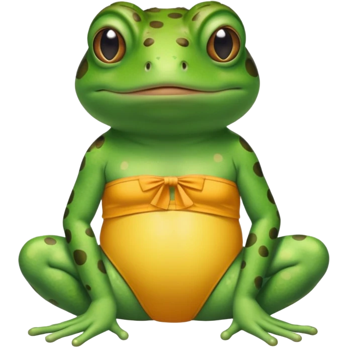 toad wearing a bathing suit emoji