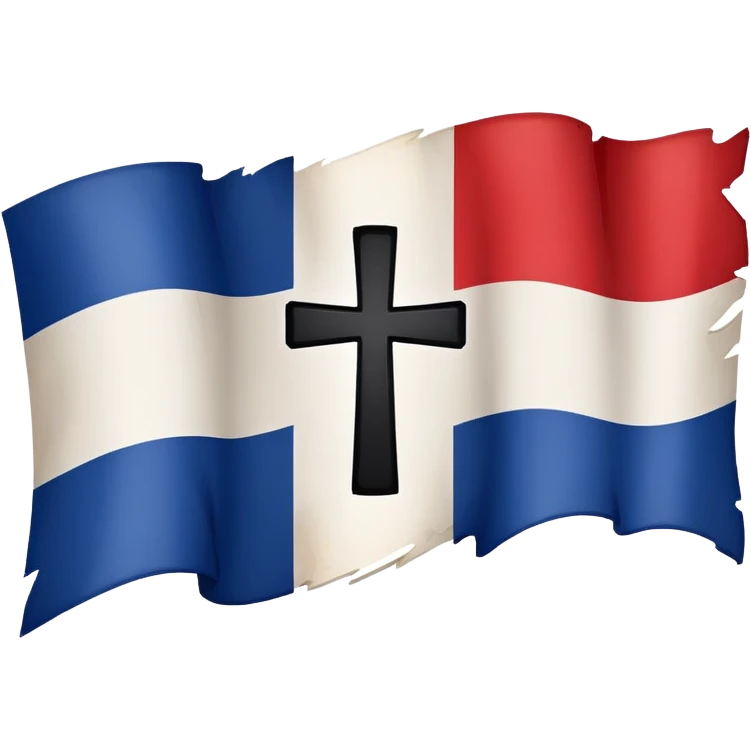 French flag with a cross through it emoji