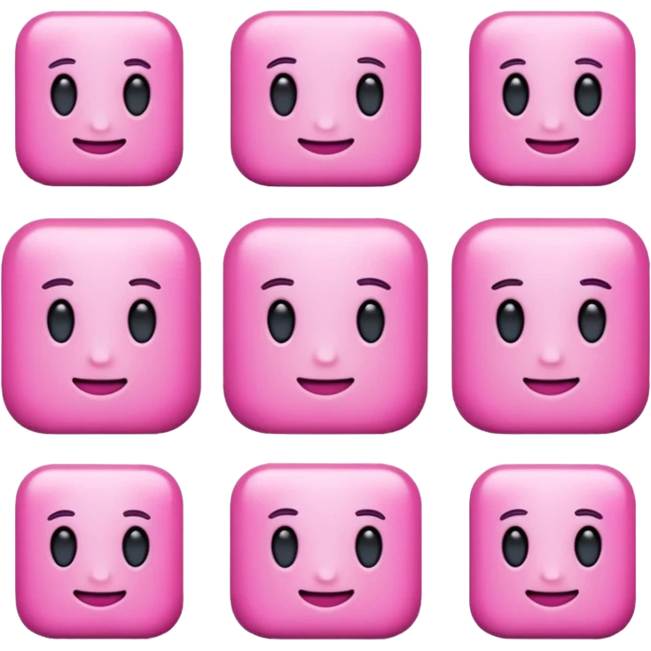 Pink emoji