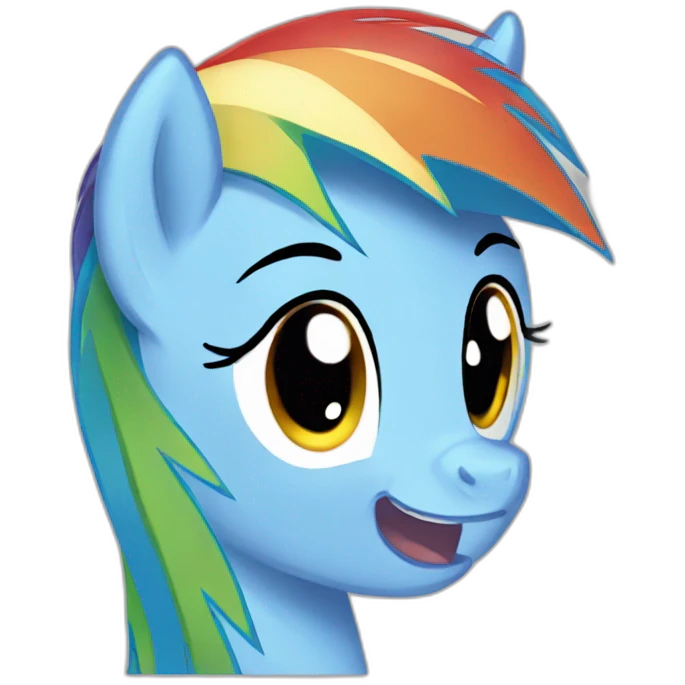 Rainbow dash emoji