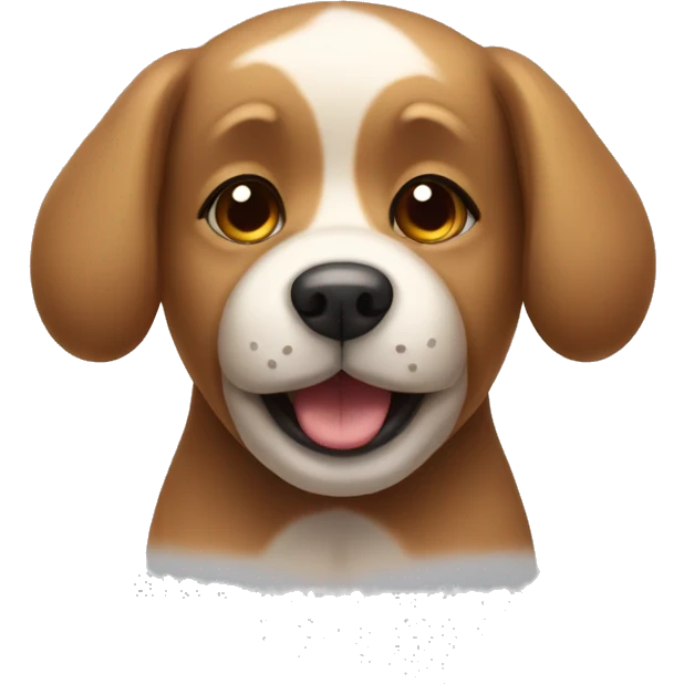 Teddy bear dog emoji
