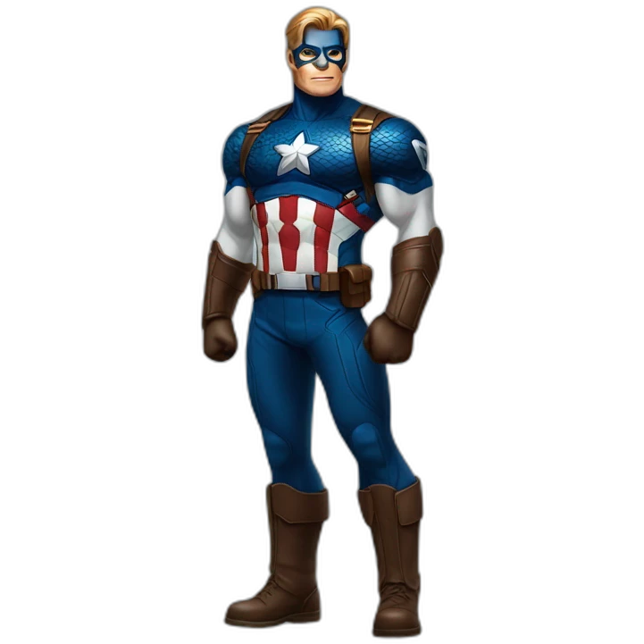 capitan america fullbody emoji