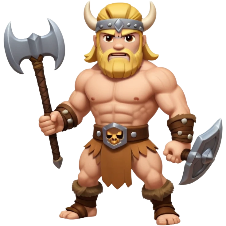 Clash of clans barbarian emoji