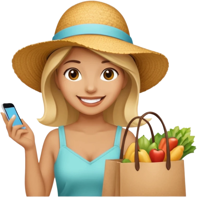 Street Food Shopper woman  emoji